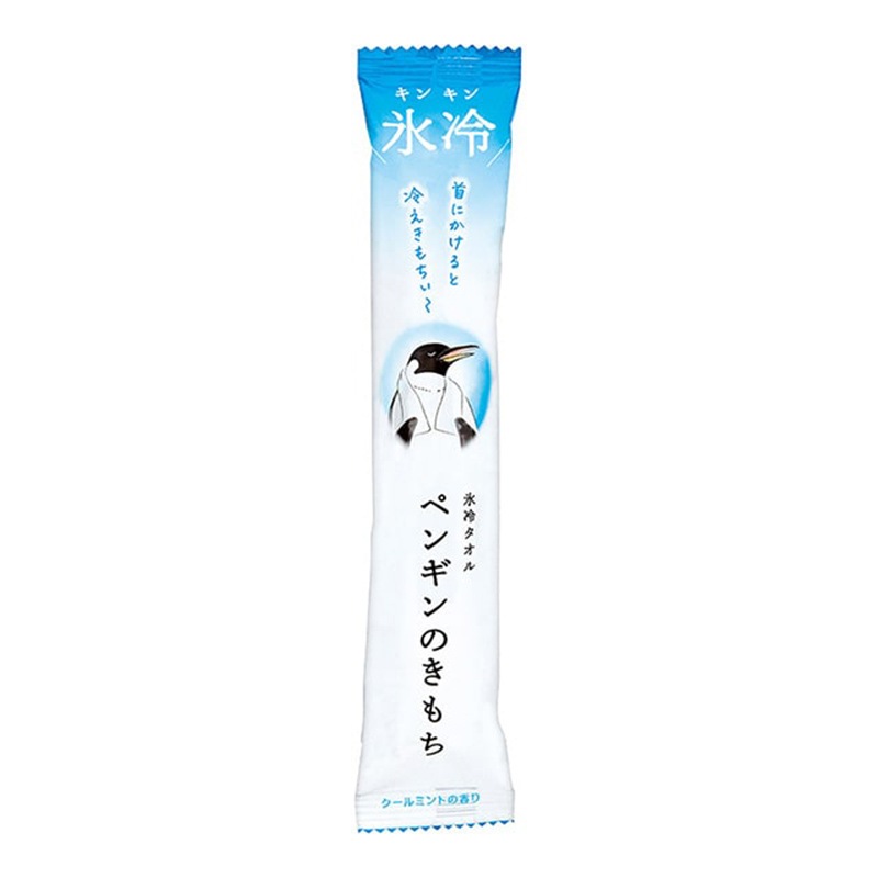 キモチ　氷冷タオル５枚　（ペンギン）