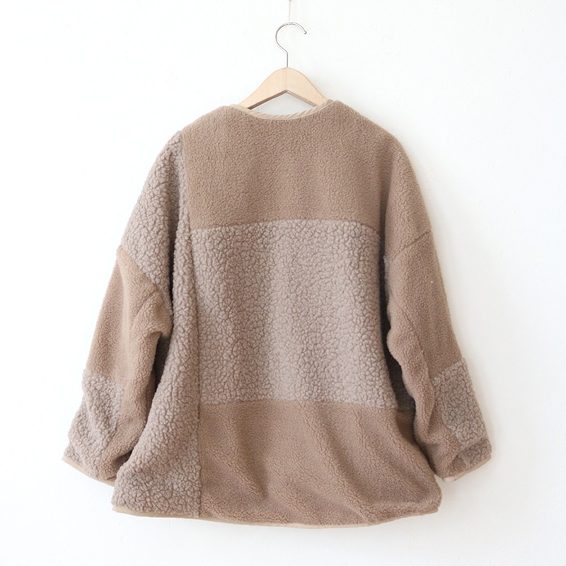 ボア×ボア パッチワークブルゾン○ | ハンプティーダンプティー公式