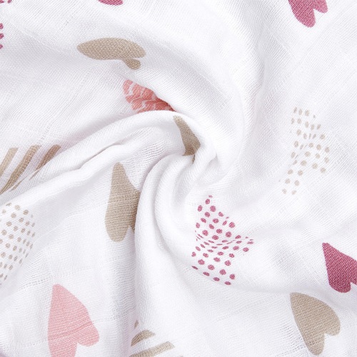 モスリンウォッシュクロス3枚入り ハートブレーカー|エイデン&アネイ