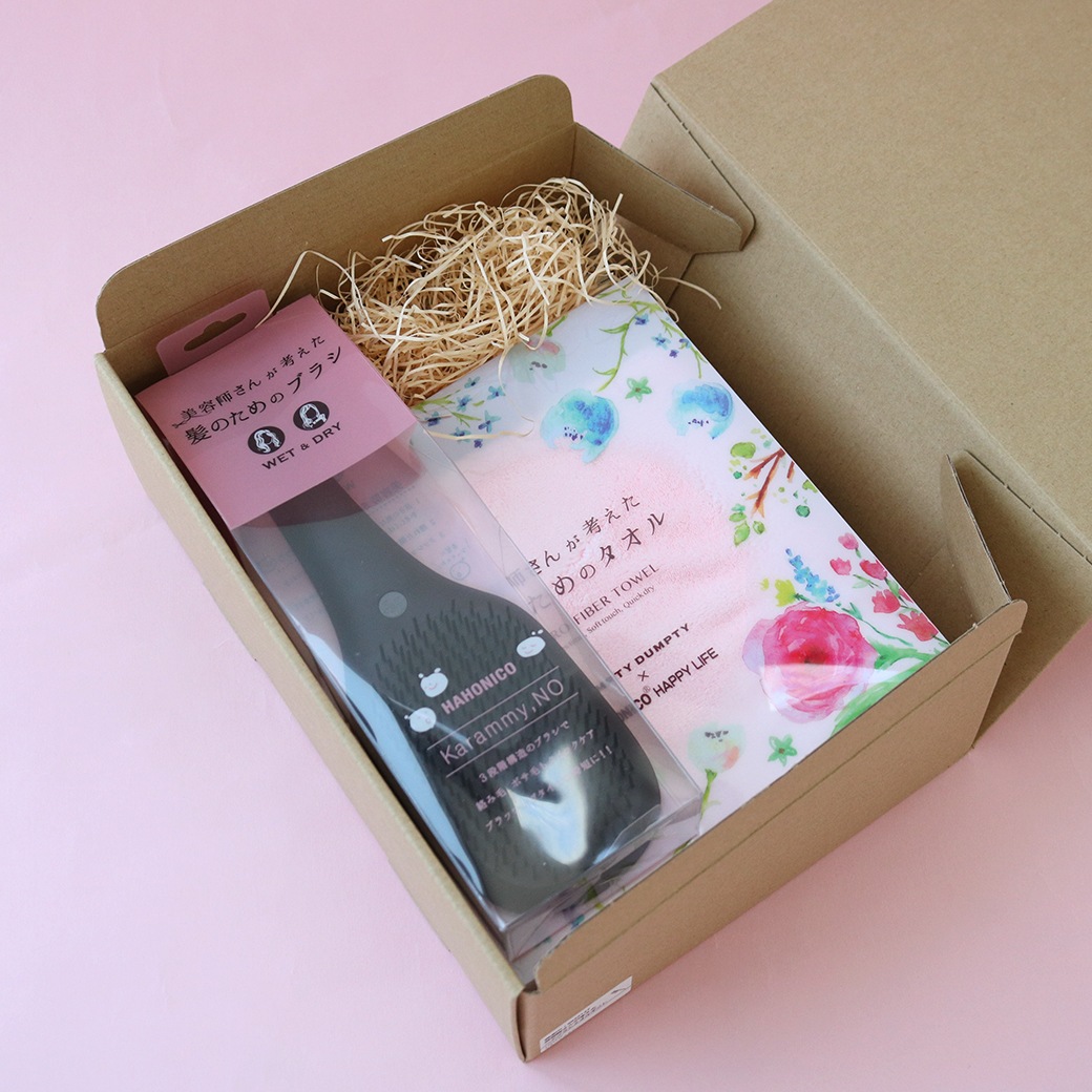 ○美容師さんが考えた髪のためのブラシとタオルのギフト☆ | ハンプ