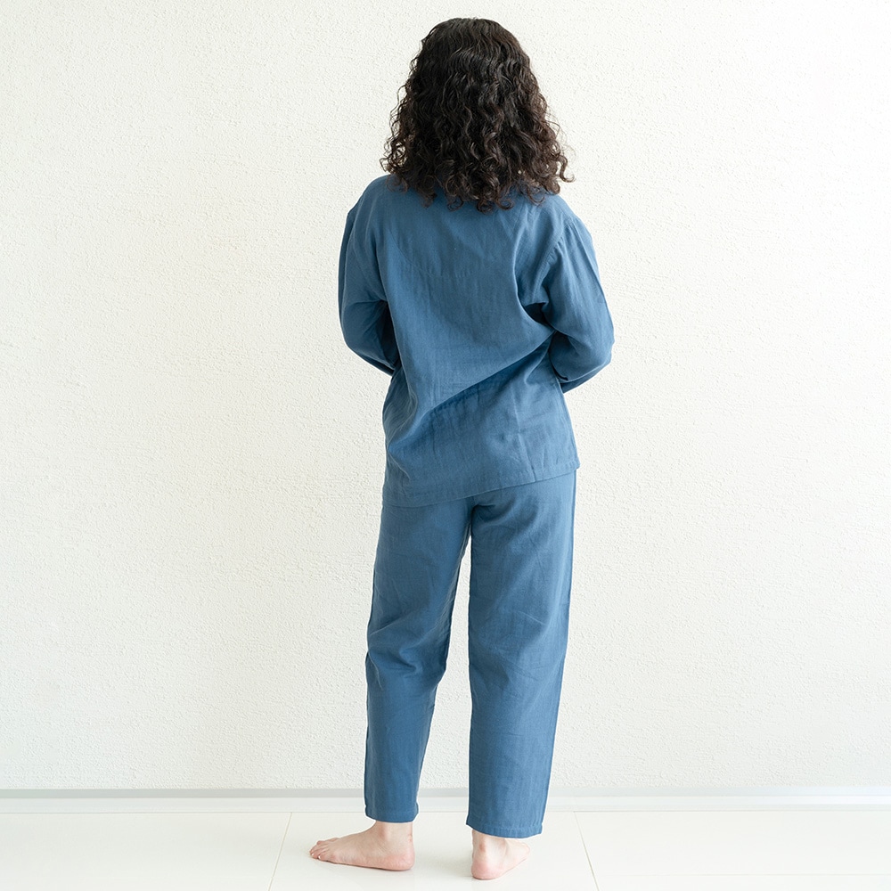 着る保湿クリーム テーラーパジャマ NV レディースL