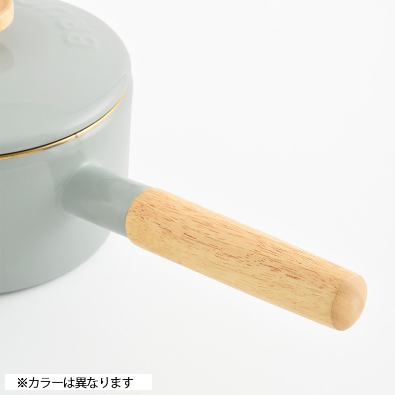 BRUNO×FUJIHORO ホーロー片手鍋 16cm グレージュ