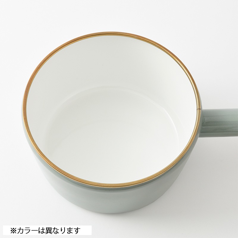 BRUNO×FUJIHORO ホーロー片手鍋 16cm グレージュ