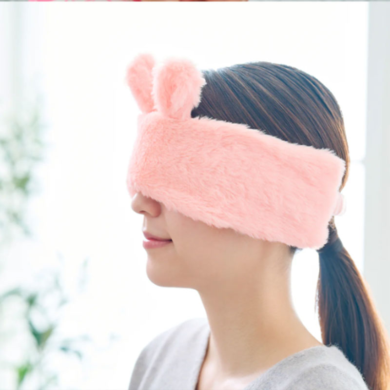 レンジデスグニホッカホカジェル湯タンポhoccaアイマスク ウサギ