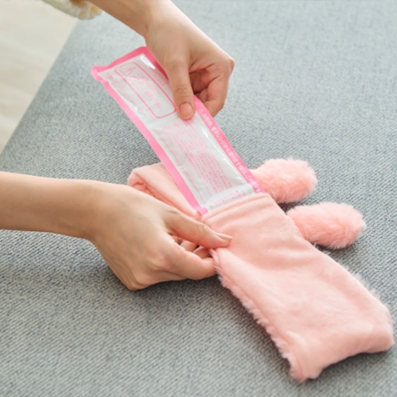 レンジデスグニホッカホカジェル湯タンポhoccaアイマスク ウサギ