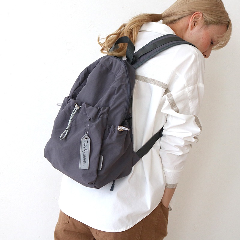 TakeMe（テイクミー）Today Purse デイパック GR グレー