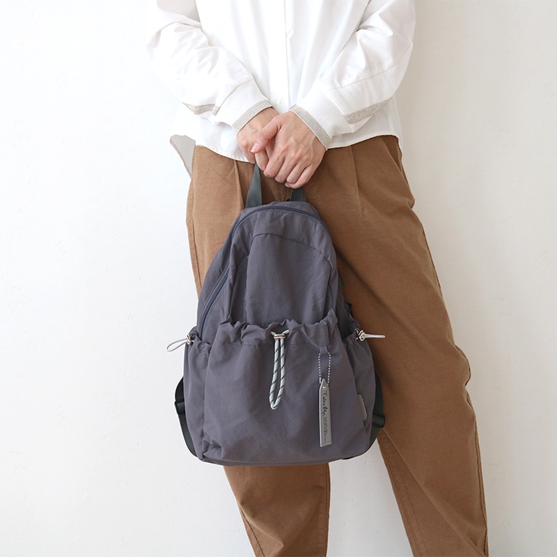TakeMe（テイクミー）Today Purse デイパック GR グレー | ハンプ