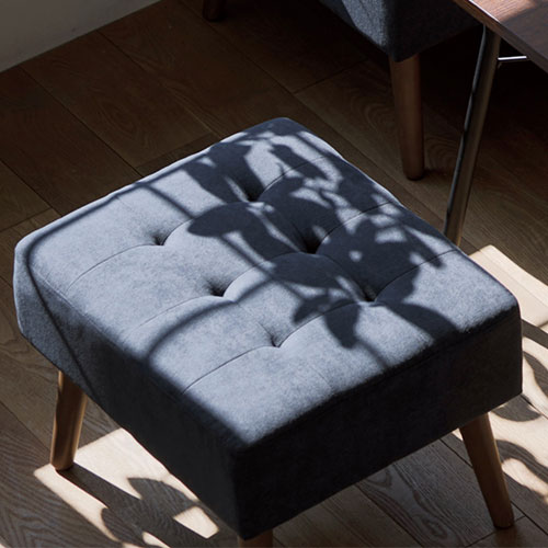 mild(ミルド) オットマン ダークブルー 【送料込】 | ハンプティー