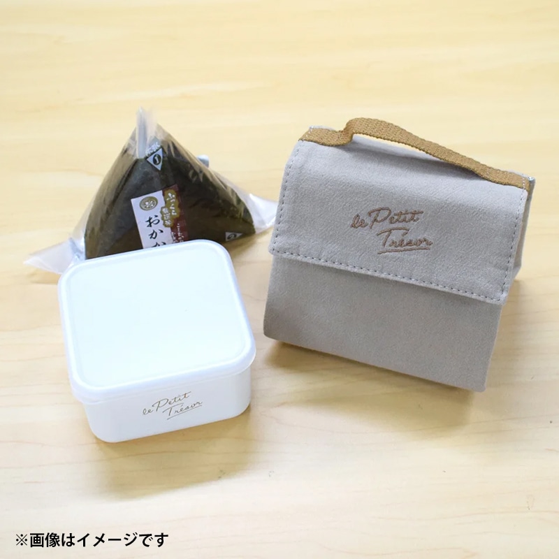 トレゾワ　保冷おにぎりポーチL　ベージュ