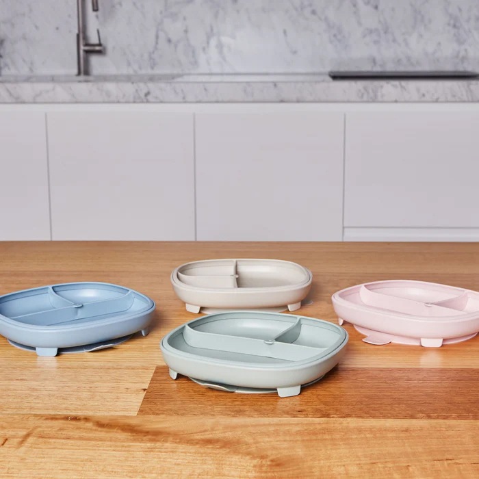 【4/5までポイント10倍】2in1 サクションプレート （吸盤付き食器）sage