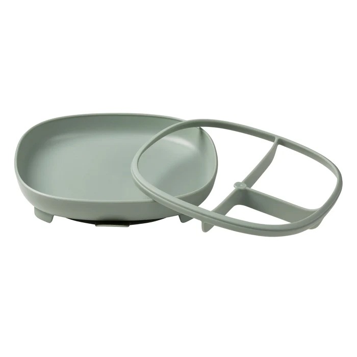 【4/5までポイント10倍】2in1 サクションプレート （吸盤付き食器）sage