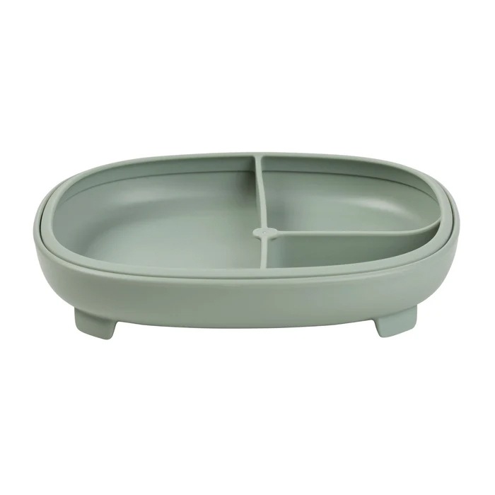 【4/5までポイント10倍】2in1 サクションプレート （吸盤付き食器）sage