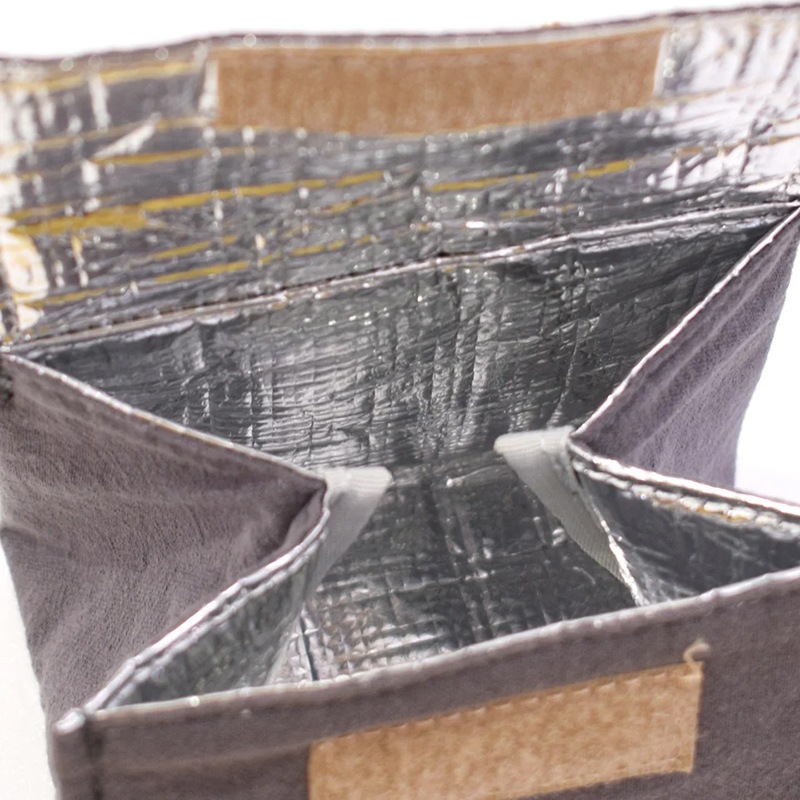 トレゾワ 保冷おにぎりポーチL オレンジ