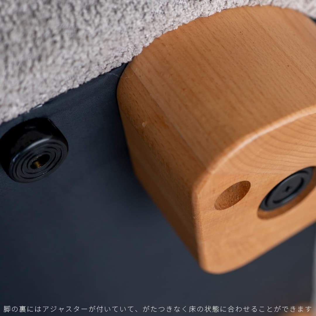 【送料込】enn(アン) アームソファ 左肘 アイボリー