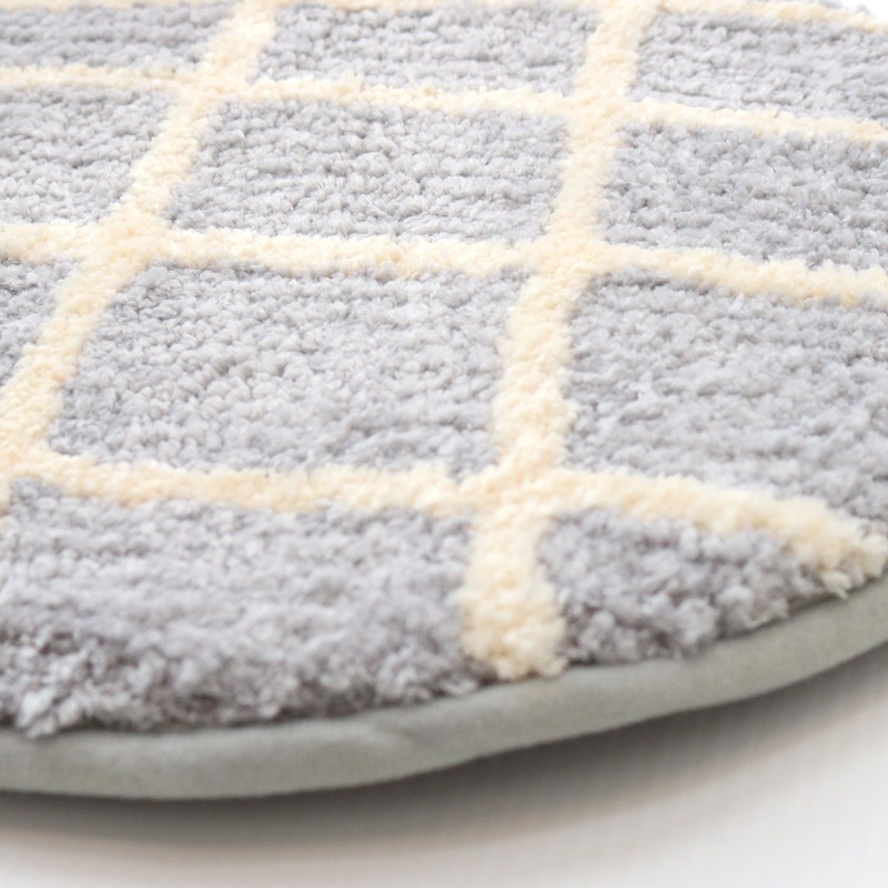 キャンパスタフト チェアパット チェックGY