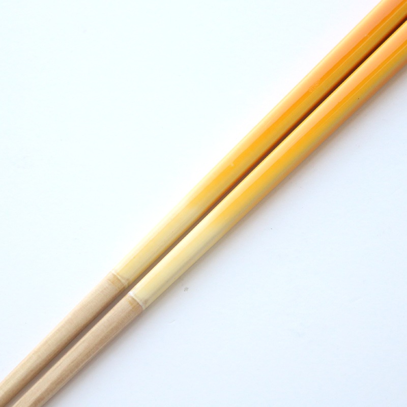 【名入れサービス付】ほんとうにすべらないお箸 プレミアム グラデYE