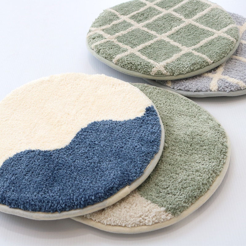 キャンパスタフト チェアパット チェックGR