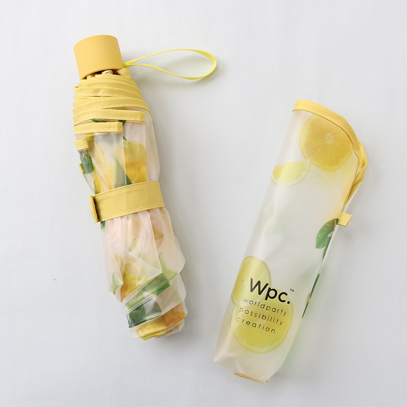 雨傘（折傘） ジューシーフルーツ プラスチック mini YE