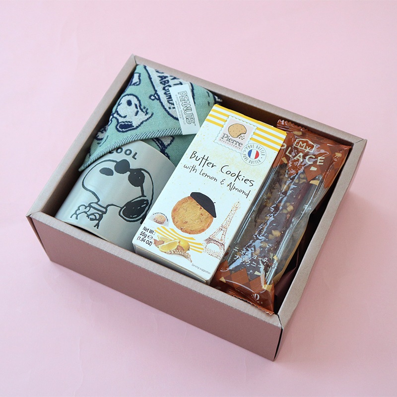 ◇スヌーピーENJOYスイーツギフト グレー | ハンプティーダンプティー