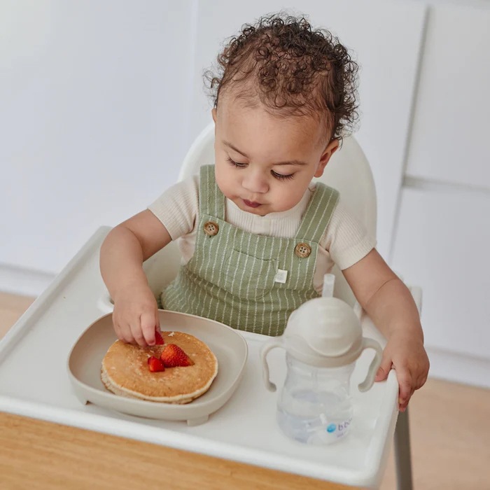 2in1 サクションプレート（吸盤付き食器）latte