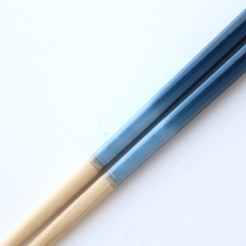 【名入れサービス付】ほんとうにすべらないお箸 プレミアム グラデBL