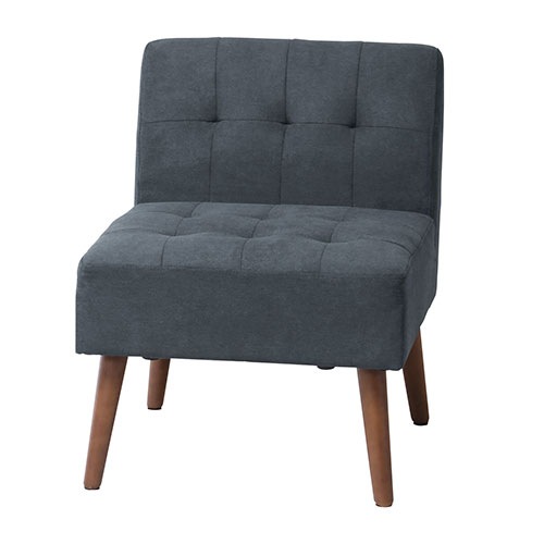 mild(ミルド) 1Pソファ　ダークブルー 【送料込】