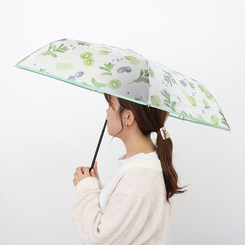 雨傘（折傘） ジューシーフルーツ プラスチック mini GR