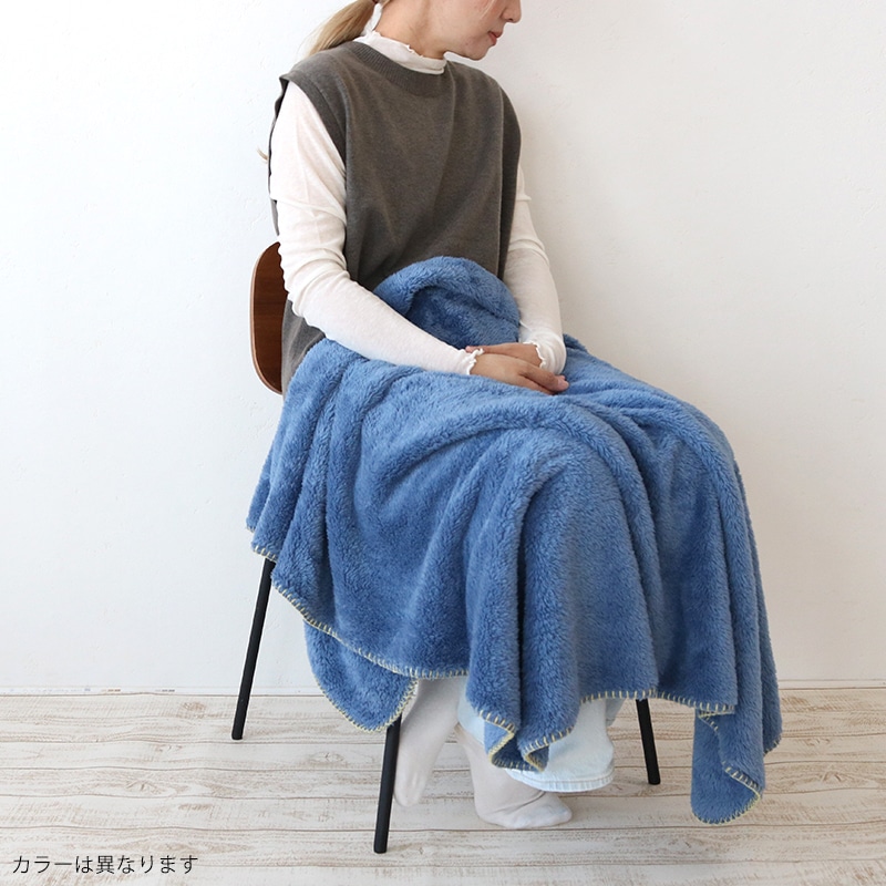 新品RALPH LAUREN プレミアムコットンブランケット ブルーグレー ラルフローレン ハーフコットンブランケット ギフトセット - 【ZABULO