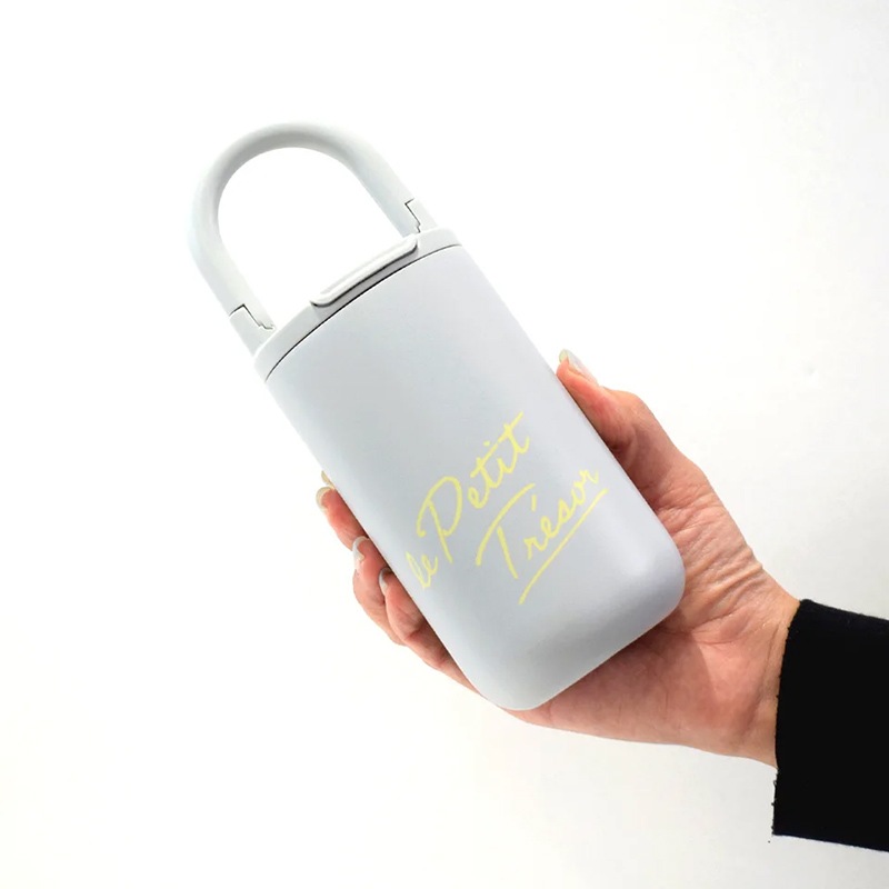 トレゾワ ステンレスキャリータンブラー グレー