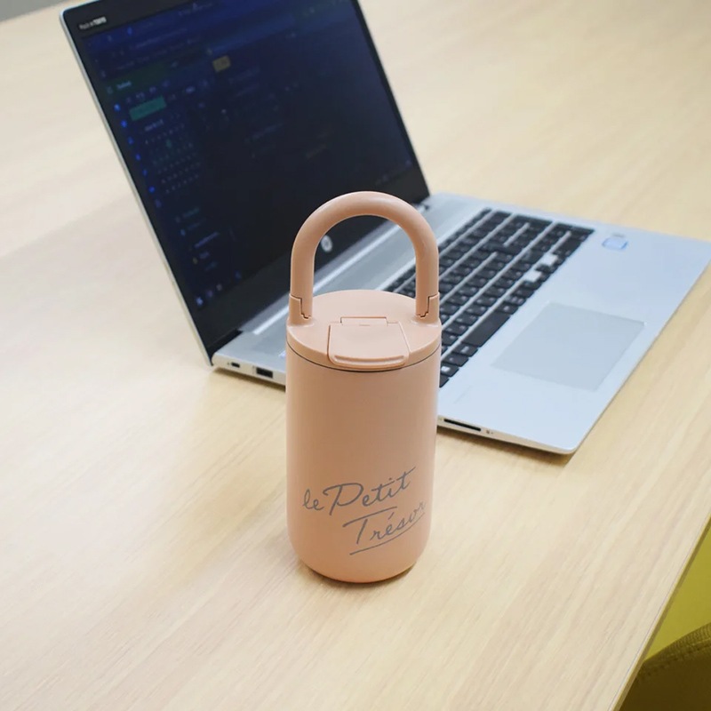 トレゾワ ステンレスキャリータンブラー グレー