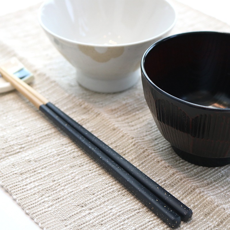 【名入れサービス付】ほんとうにすべらないお箸 プレミアム グラニットBK