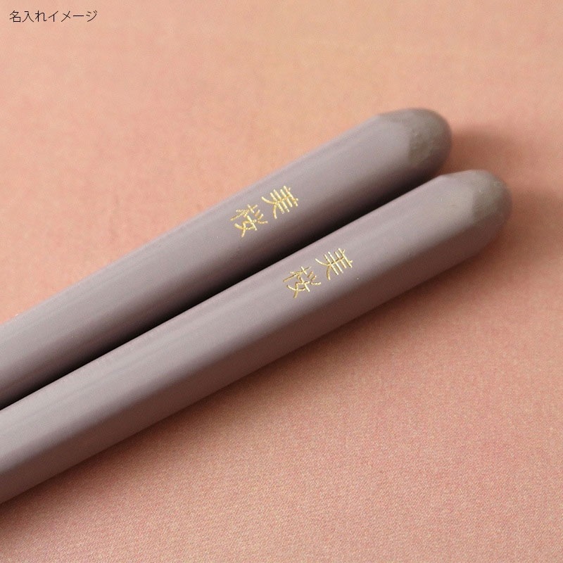 【名入れサービス付】ほんとうにすべらないお箸 プレミアム グラニットBK