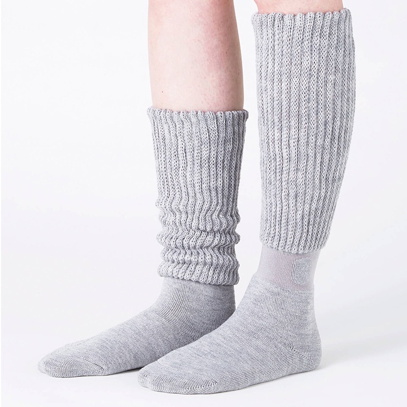 靴下サプリ まるでこたつソックス ミドルGY