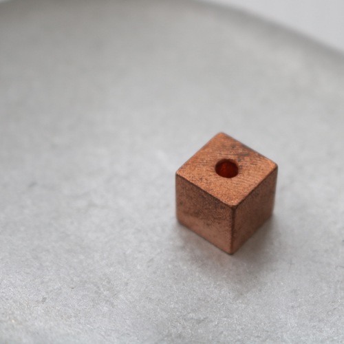 ＨＦＴ　金属製香皿香立てセット　アルミ×コッパー