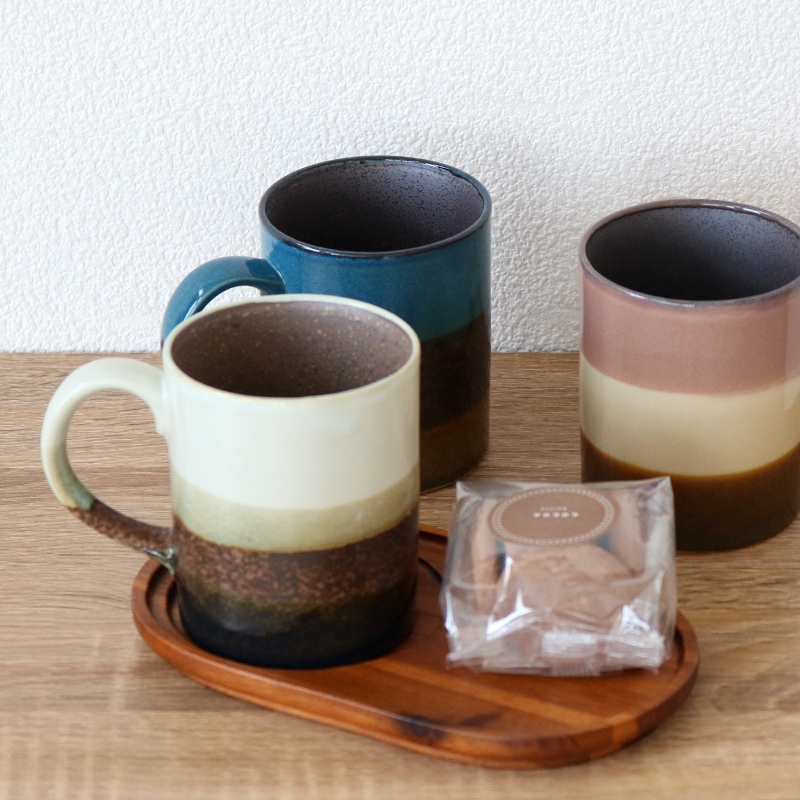 土の香り カフェカップ PK