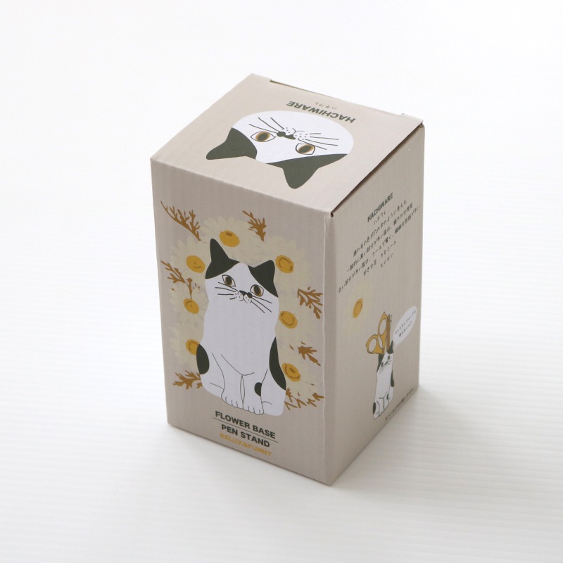 フラワー&ペンスタンド ハチワレ