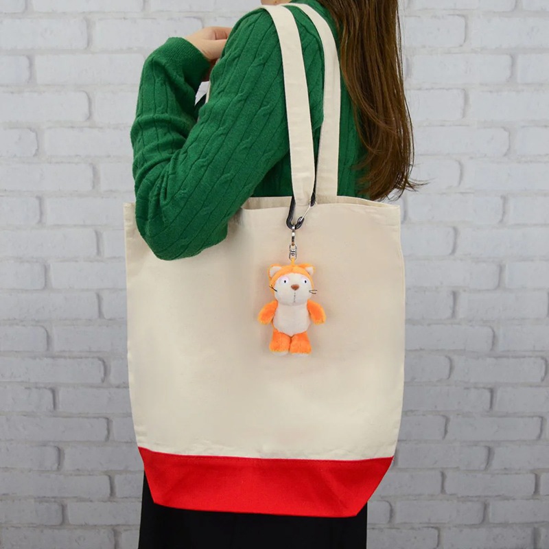 NICI キーリング コミックキャット オレンジ 10cm