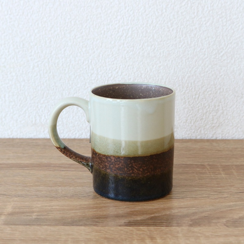 土の香り カフェカップ WH