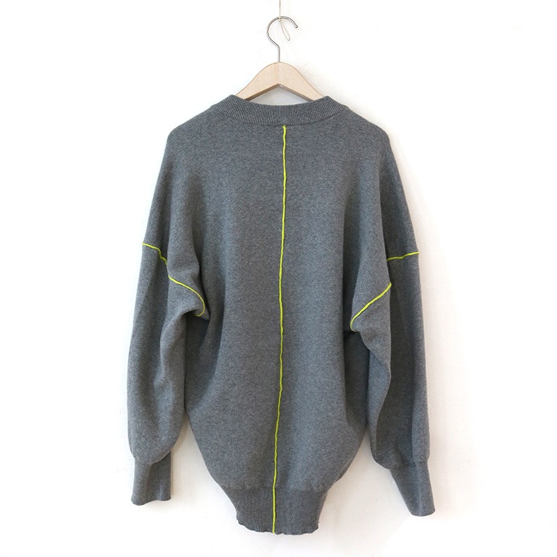 スウェットライク天竺編み コクーンニット○