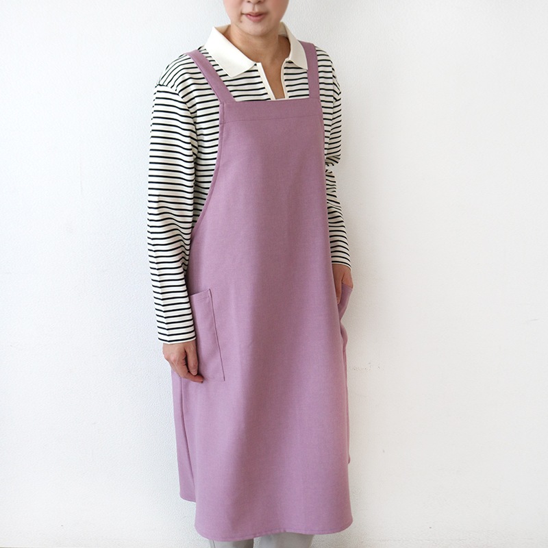 HDイージーケアギャザーバッククロスエプロン PK