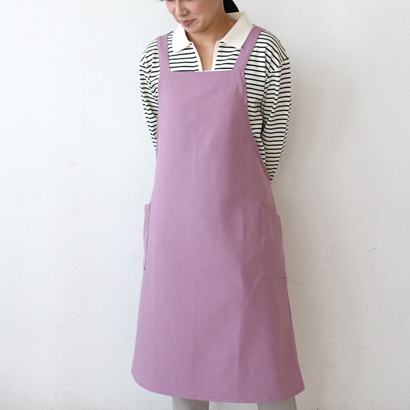 HDイージーケアギャザーバッククロスエプロン PK