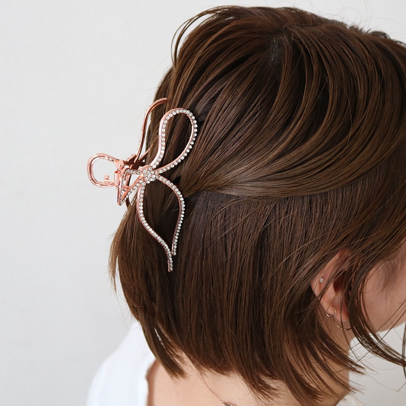 acca ヘアクリップ ピンク ゴールド　美品　アリスグレー様 acca ヘアクリップ ピンク ゴールド 美品 アリスグレー様