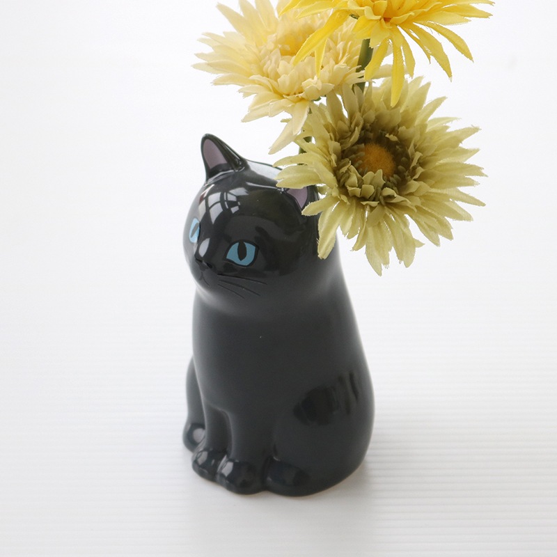 フラワー＆ペンスタンド クロ