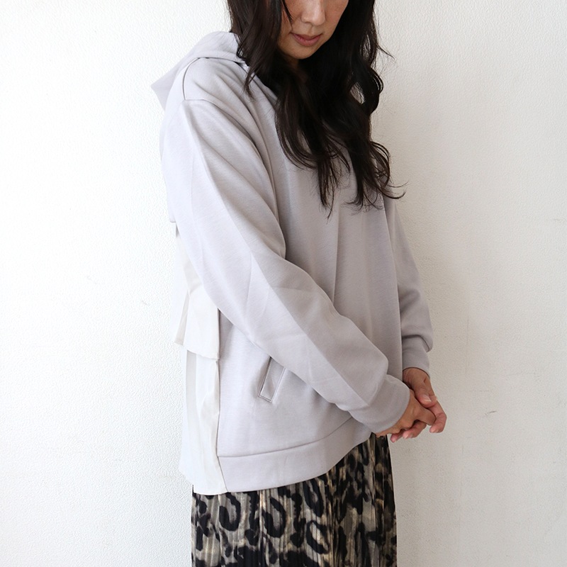 シルキーダンボールバックフレアプルオーバー | ハンプティー