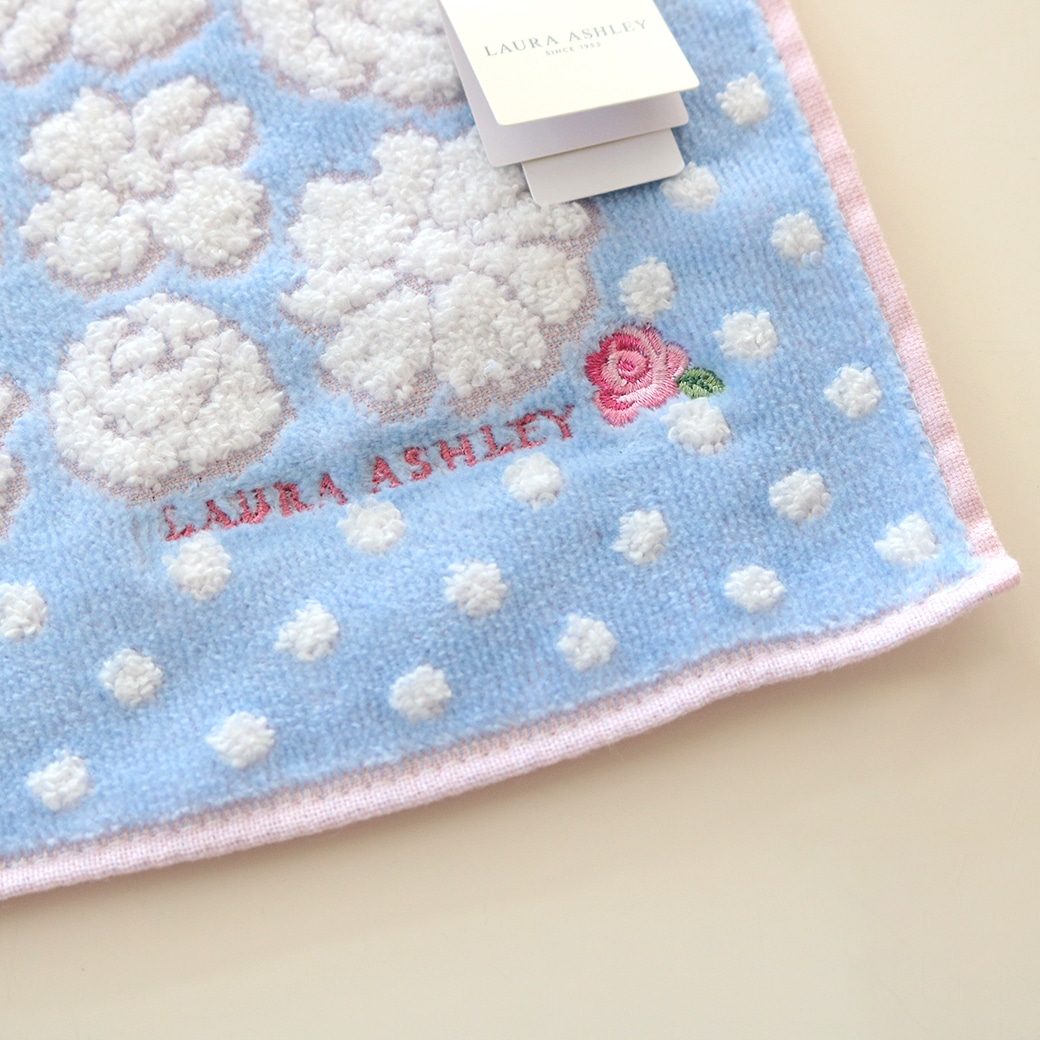 【名入れ可】ジェットストリームとLaura Ashley（ローラアシュレイ）ハンカチギフト