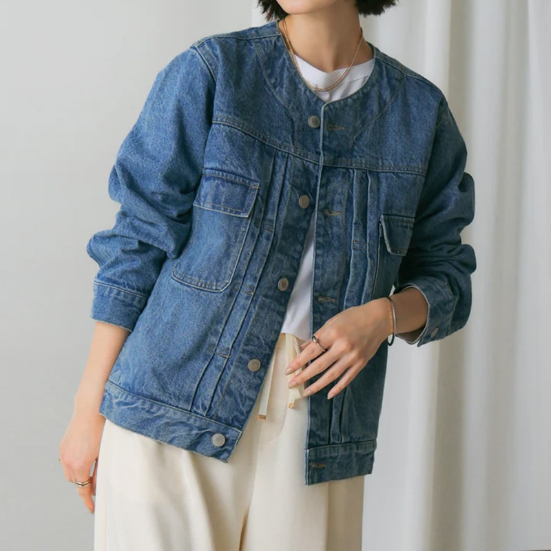 ☆ピーディーエム pdm ダンガリー デニム ジャケット コットン アウター DENIM DUNGAREE アウター 