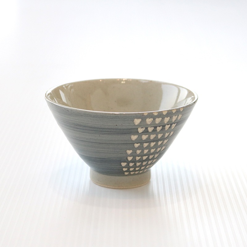 三角紋 茶碗 グレー | ハンプティーダンプティー公式通販| 雑貨