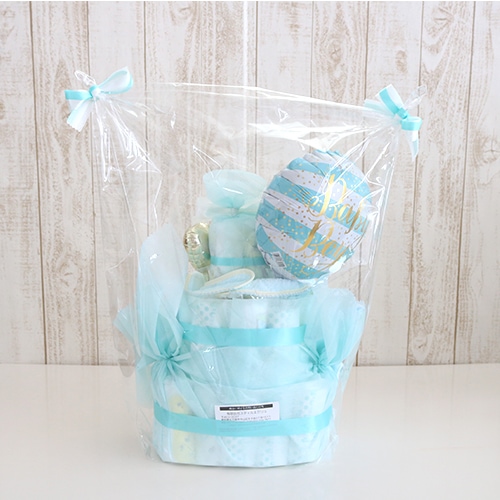 アナノカフェきぐるみ　おむつケーキ　ＬＬ　ブルー