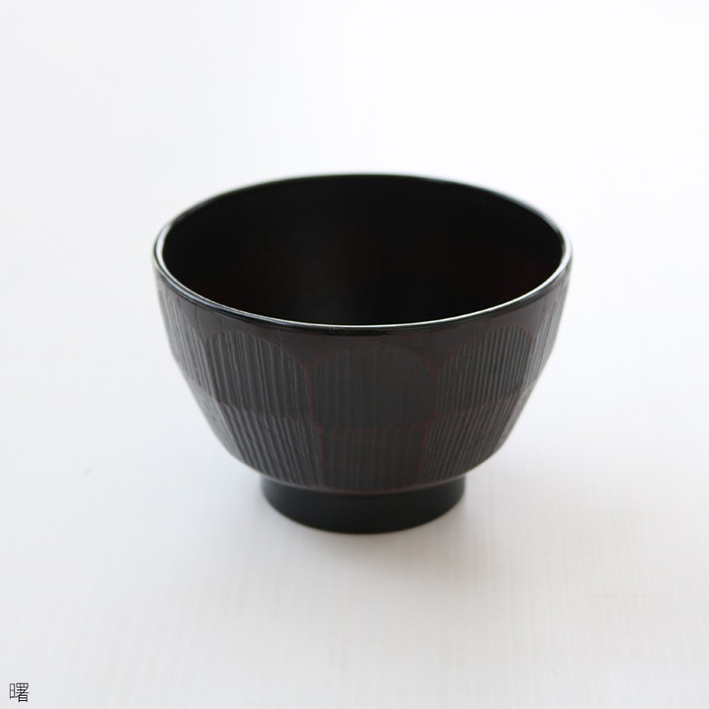HDレンジ欅はつり杢目汁椀