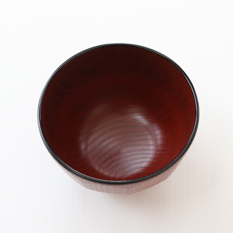 HDレンジ欅はつり杢目汁椀